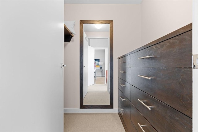 hall with baseboards