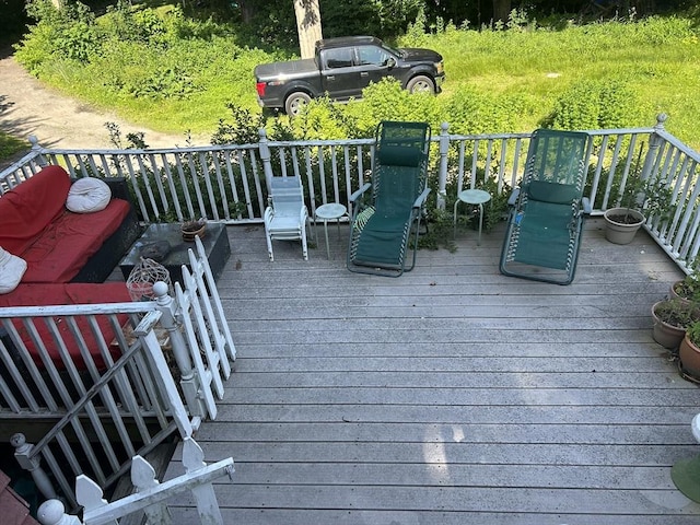 221 Summer St, Dighton, MA 02764 - view of wooden deck