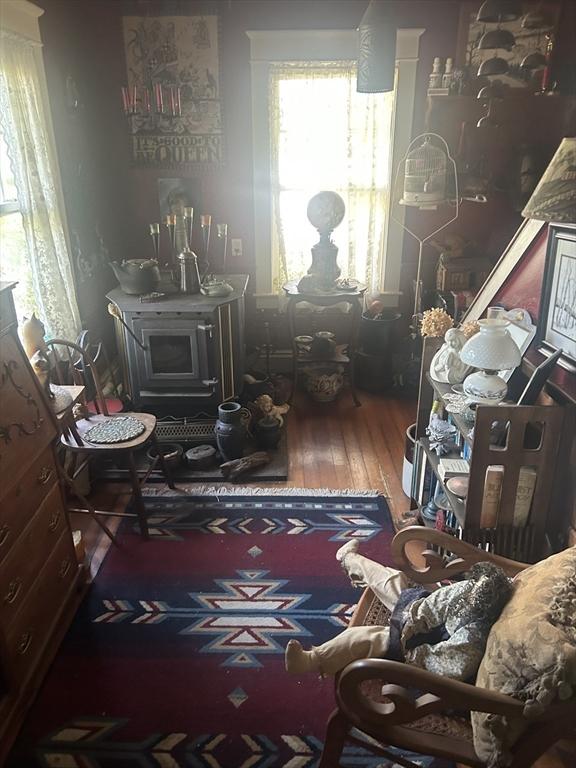 221 Summer St, Dighton, MA 02764 - living area featuring hardwood / wood-style flooring