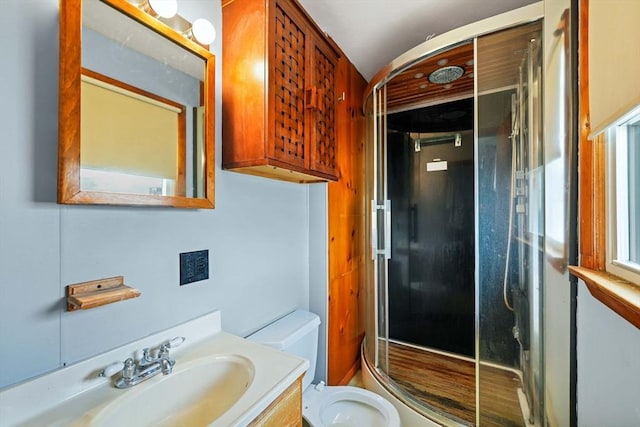 20 Roy St, Fairhaven, MA 02719 - full bath featuring toilet, a shower stall, and vanity