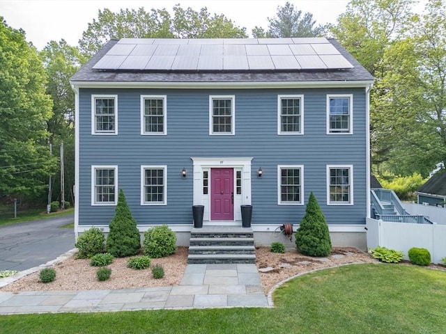 97 E St, Pepperell, MA 01463 - colonial inspired home with solar panels