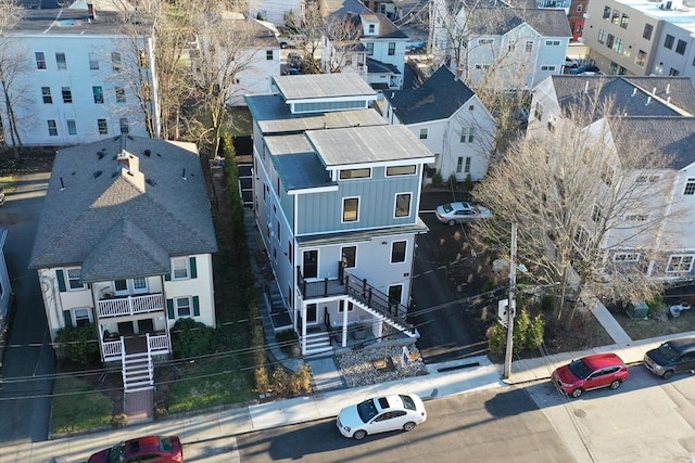 drone / aerial view