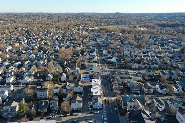 bird's eye view featuring a residential view