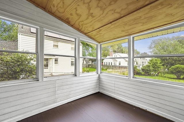 223 Warren St, Waltham, MA 02453 - unfurnished sunroom with lofted ceiling and plenty of natural light
