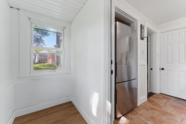 357 Granite St, Quincy, MA 02169 - kitchen featuring freestanding refrigerator