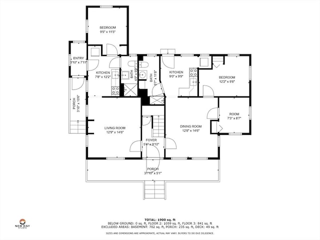357 Granite St, Quincy, MA 02169 - view of property floor plan