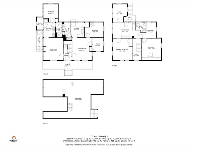 357 Granite St, Quincy, MA 02169 - view of floor plan / room layout