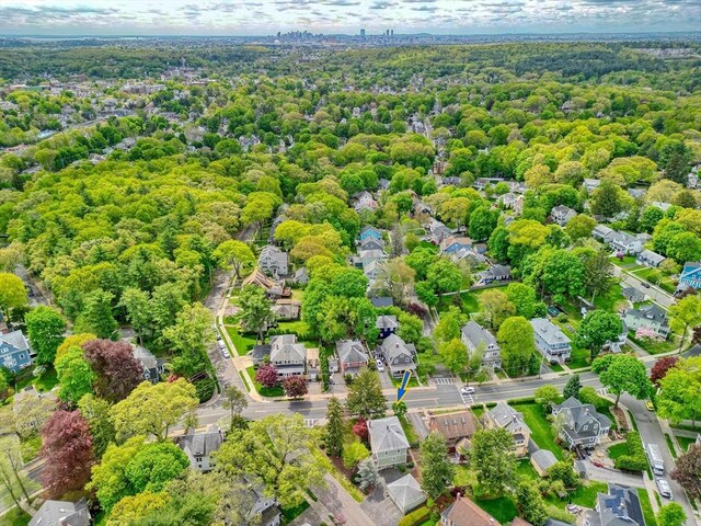 aerial perspective of suburban area