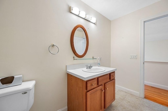 30 Horne Way Unit 30, Millbury, MA 01527 - bathroom with vanity, baseboards, and toilet