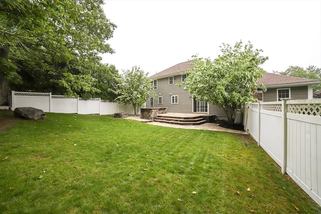 10 Morgan Cir, Holden, MA 01520 - view of yard with a wooden deck