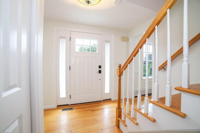 10 Morgan Cir, Holden, MA 01520 - foyer entrance featuring light wood-type flooring and stairway