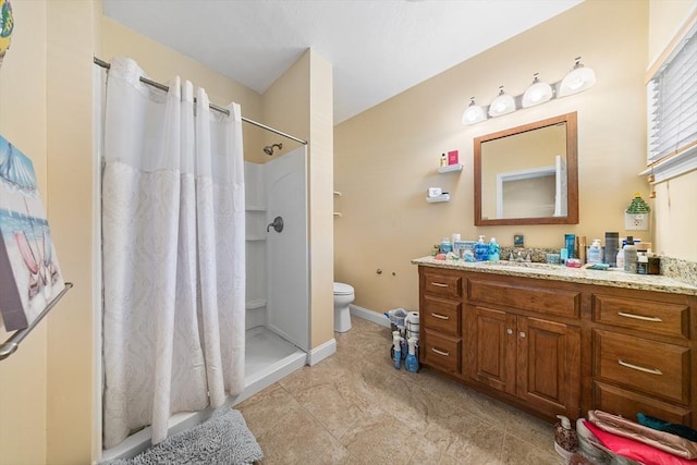 51 Spruce St Unit 51, Northbridge, MA 01534 - bathroom featuring vanity, a shower with curtain, and tile patterned floors