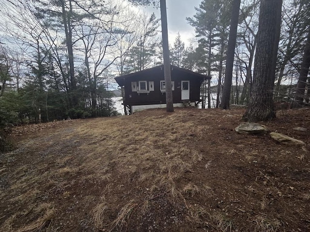 view of chalet / cabin