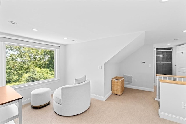 65 Myles View Dr, Duxbury, MA 02332 - sitting room with recessed lighting and light carpet