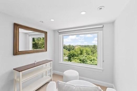 65 Myles View Dr, Duxbury, MA 02332 - living area featuring baseboards and recessed lighting