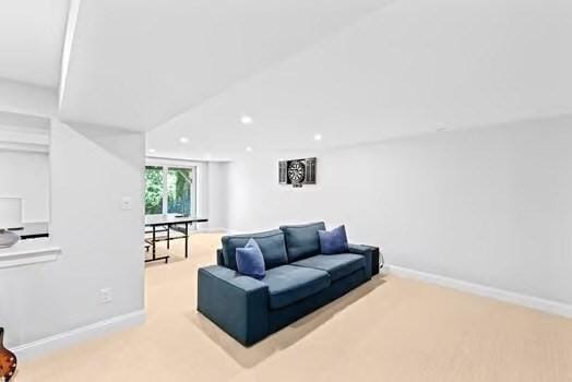 65 Myles View Dr, Duxbury, MA 02332 - carpeted living room with recessed lighting and baseboards