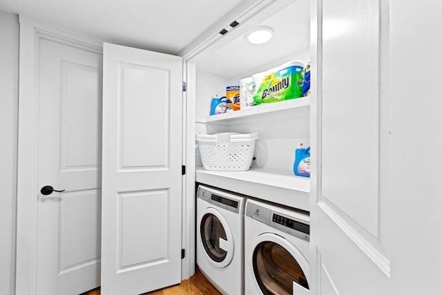 65 Myles View Dr, Duxbury, MA 02332 - washroom with washer and clothes dryer and light wood-style floors