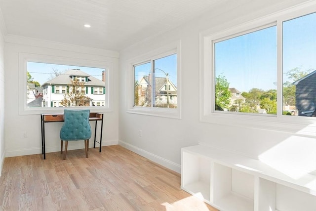 sunroom with a wealth of natural light