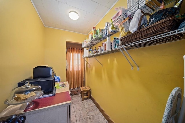 view of storage room