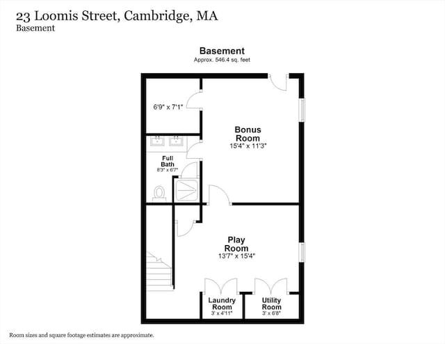 23 Loomis St Unit 23, Cambridge, MA 02138 - floor plan / room layout