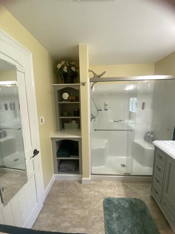 9 Pine City Rd, Carver, MA 02330 - full bath featuring a shower stall and vanity