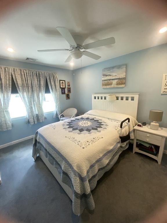 9 Pine City Rd, Carver, MA 02330 - carpeted bedroom featuring ceiling fan and baseboards