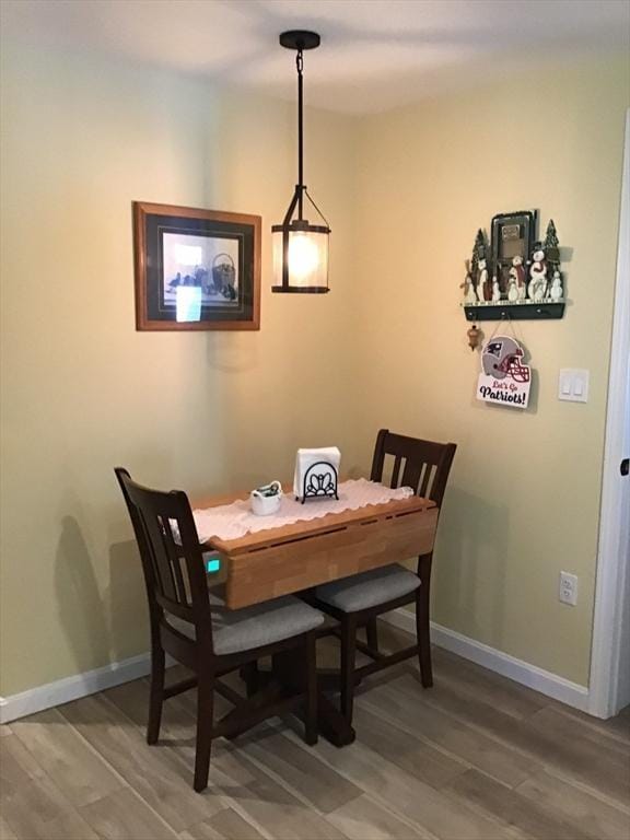9 Pine City Rd, Carver, MA 02330 - dining room featuring light wood-style flooring and baseboards