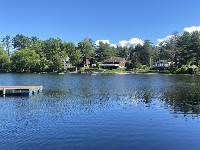 9 Pine City Rd, Carver, MA 02330 - water view with a floating dock