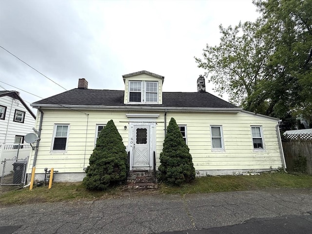 60 Chapin St, Fall River, MA 02724 - new england style home with a chimney