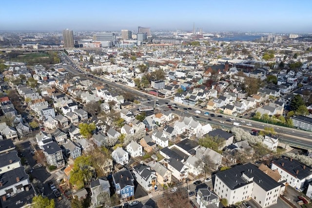 bird's eye view featuring a view of city