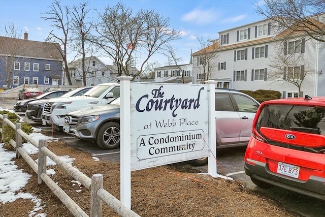 view of car parking