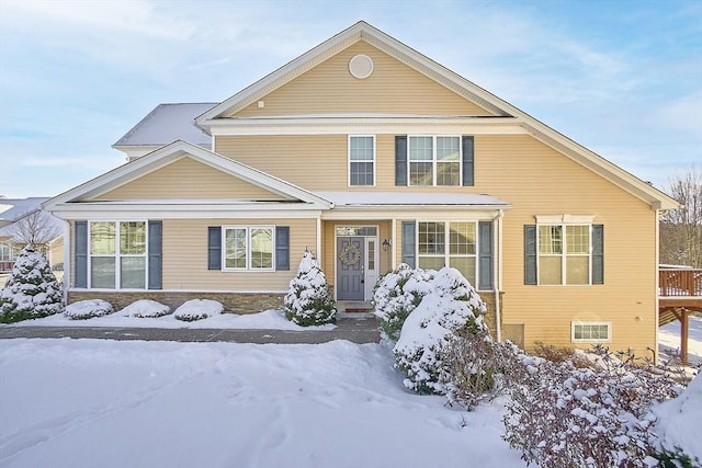 view of front of home