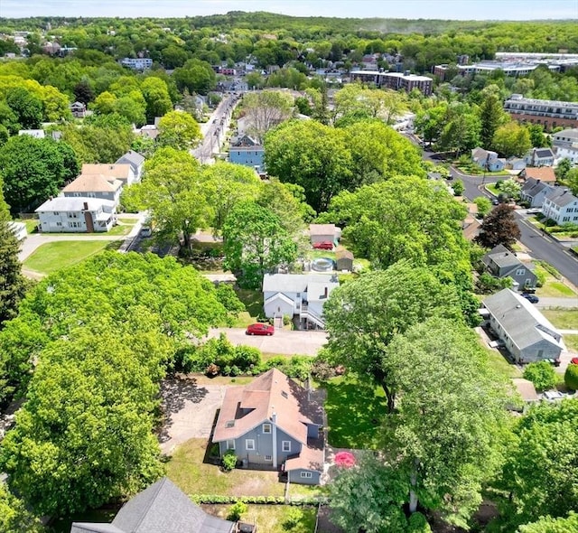 108 Needham St, Dedham, MA 02026 - aerial perspective of suburban area