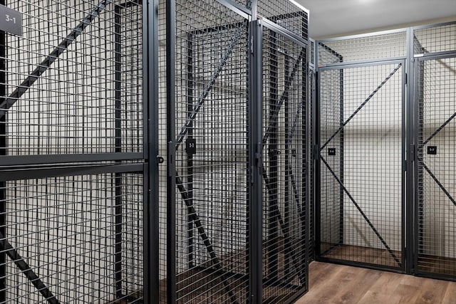 view of storage room