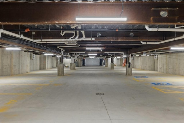 view of below grade area