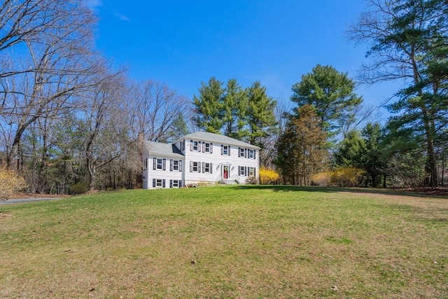 5 Crescent Ln, Sudbury, MA 01776 - view of front of house featuring a front lawn