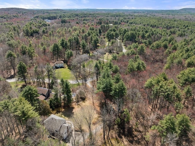 5 Crescent Ln, Sudbury, MA 01776 - aerial view featuring a view of trees