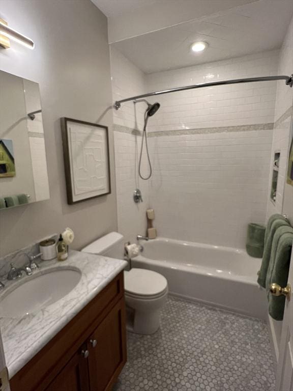 90 Broadway Unit 2C, Boston, MA 02116 - full bath with bathtub / shower combination and vanity