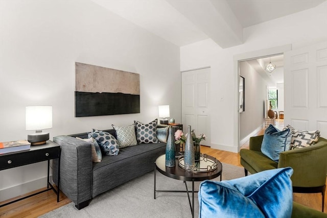 90 Broadway Unit 2C, Boston, MA 02116 - living area with wood finished floors
