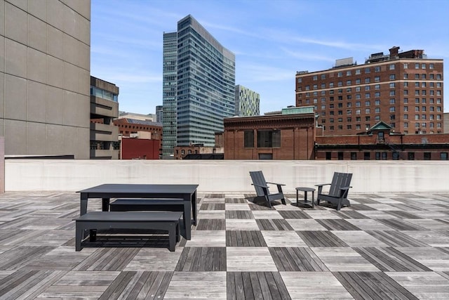 90 Broadway Unit 2C, Boston, MA 02116 - view of patio with a view of city