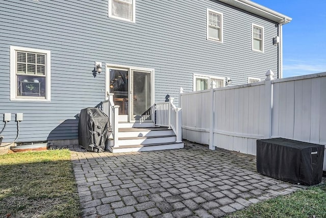 back of house featuring a patio