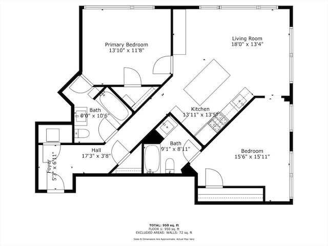 281 Essex St Unit 206, Salem, MA 01970 - property floor plan