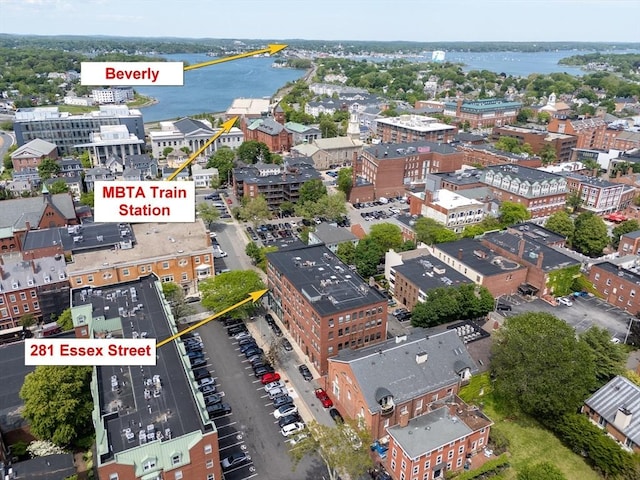 281 Essex St Unit 206, Salem, MA 01970 - aerial view of property's location featuring a nearby body of water