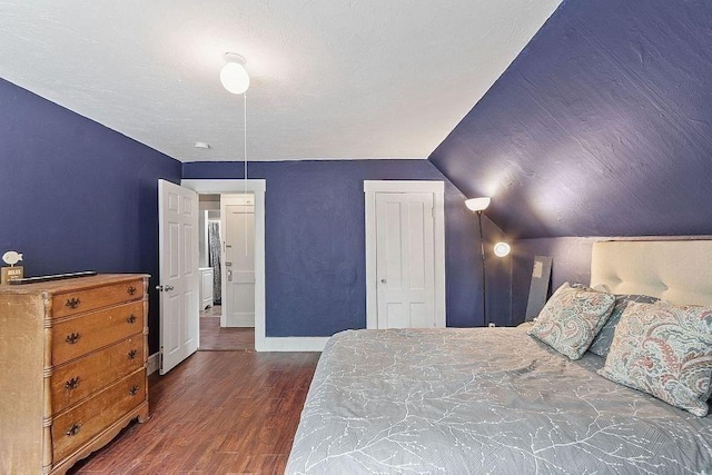 8 Holman St, Templeton, MA 01436 - bedroom featuring wood finished floors and vaulted ceiling