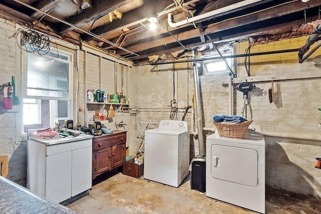8 Holman St, Templeton, MA 01436 - below grade area featuring washer and clothes dryer