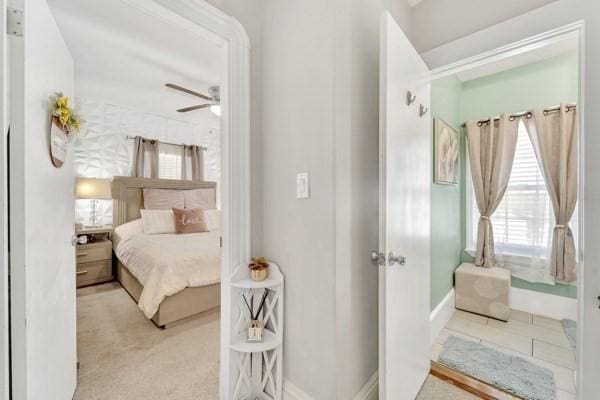135 Pine Grove Ave, Lynn, MA 01904 - bedroom featuring baseboards and ceiling fan