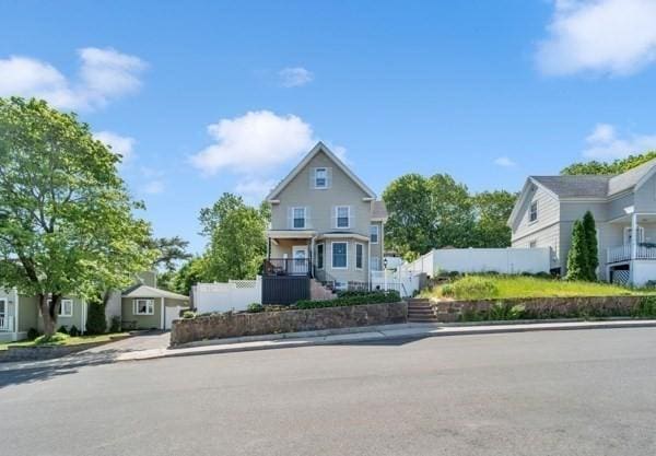 135 Pine Grove Ave, Lynn, MA 01904 - view of front of home with stairs