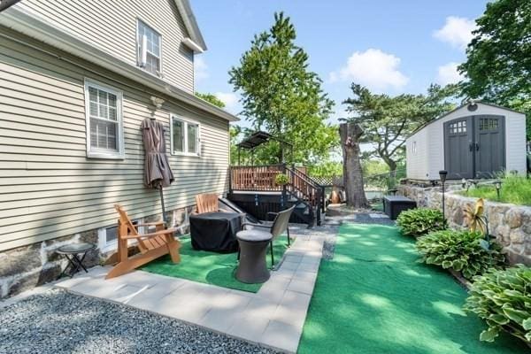 135 Pine Grove Ave, Lynn, MA 01904 - view of patio / terrace featuring a deck