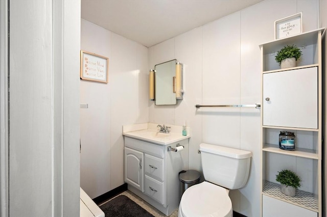127 E St, East Bridgewater, MA 02333 - bathroom with vanity and toilet
