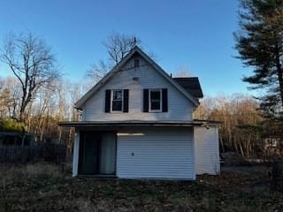 view of rear view of house